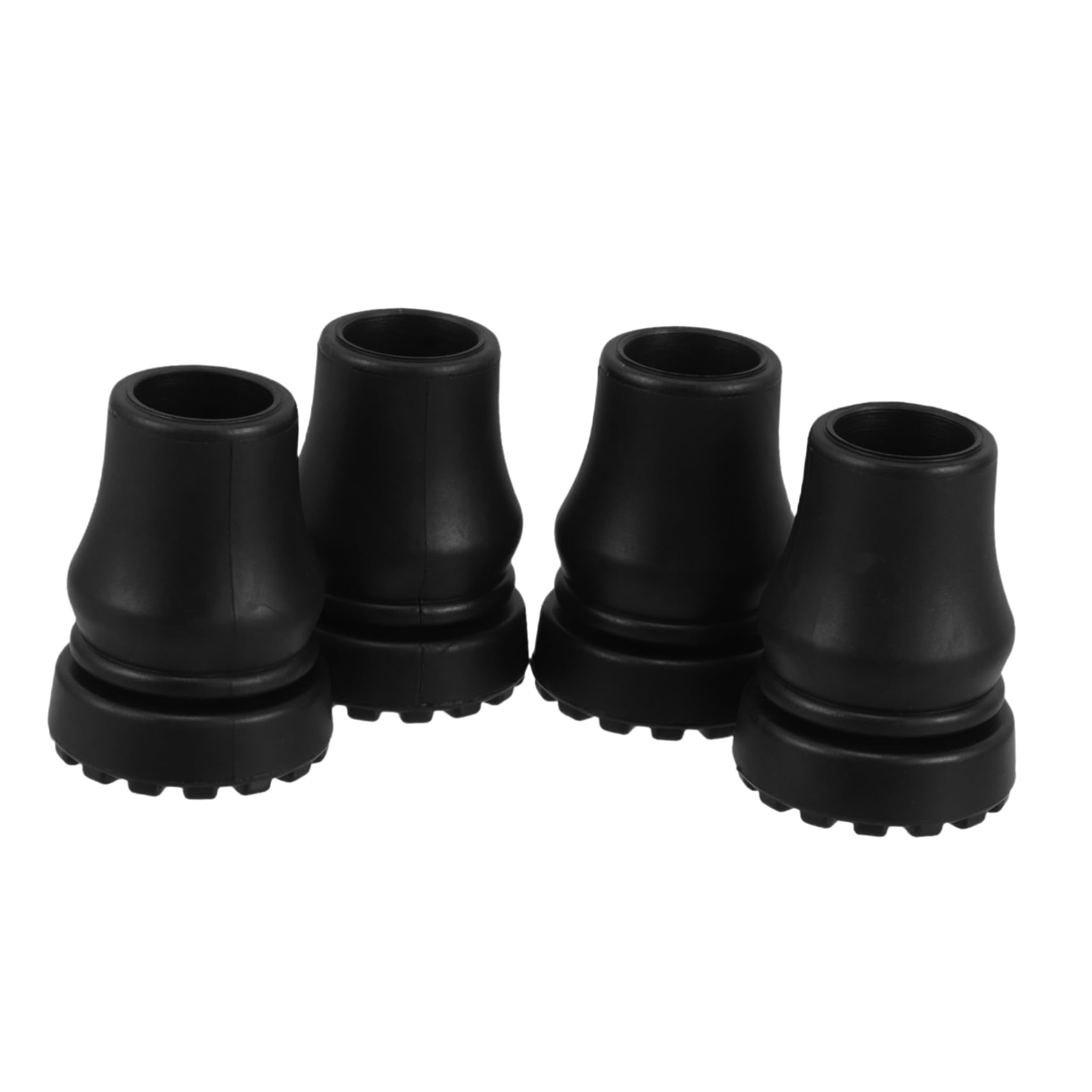 HEMOTON Cane Stabilizer Kit 4pcs Rubber Tips Walker Tips Replacement Cane Accessories Replacement