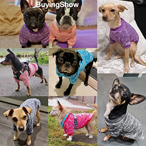 HuaLiSiJi Hundepullover Grosse Hunde Hundepullover Französische Bulldogge, Warm und Leicht, Mit Einer Weichen Textur, Elastizität Leicht zu Tragen (Blau, 3XL)