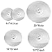 YOUEON 5 Piece Low Volume Cymbal Pack Includes 14