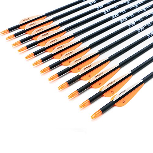 Image of TIGER ARCHERY 30 inch Carbon Arrows for Compound Recurve Bow Hunting Target