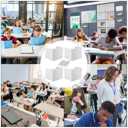 Divisores de escritorio escolares para zonas de estudio en casa y exámenes en aulas de colegio 5