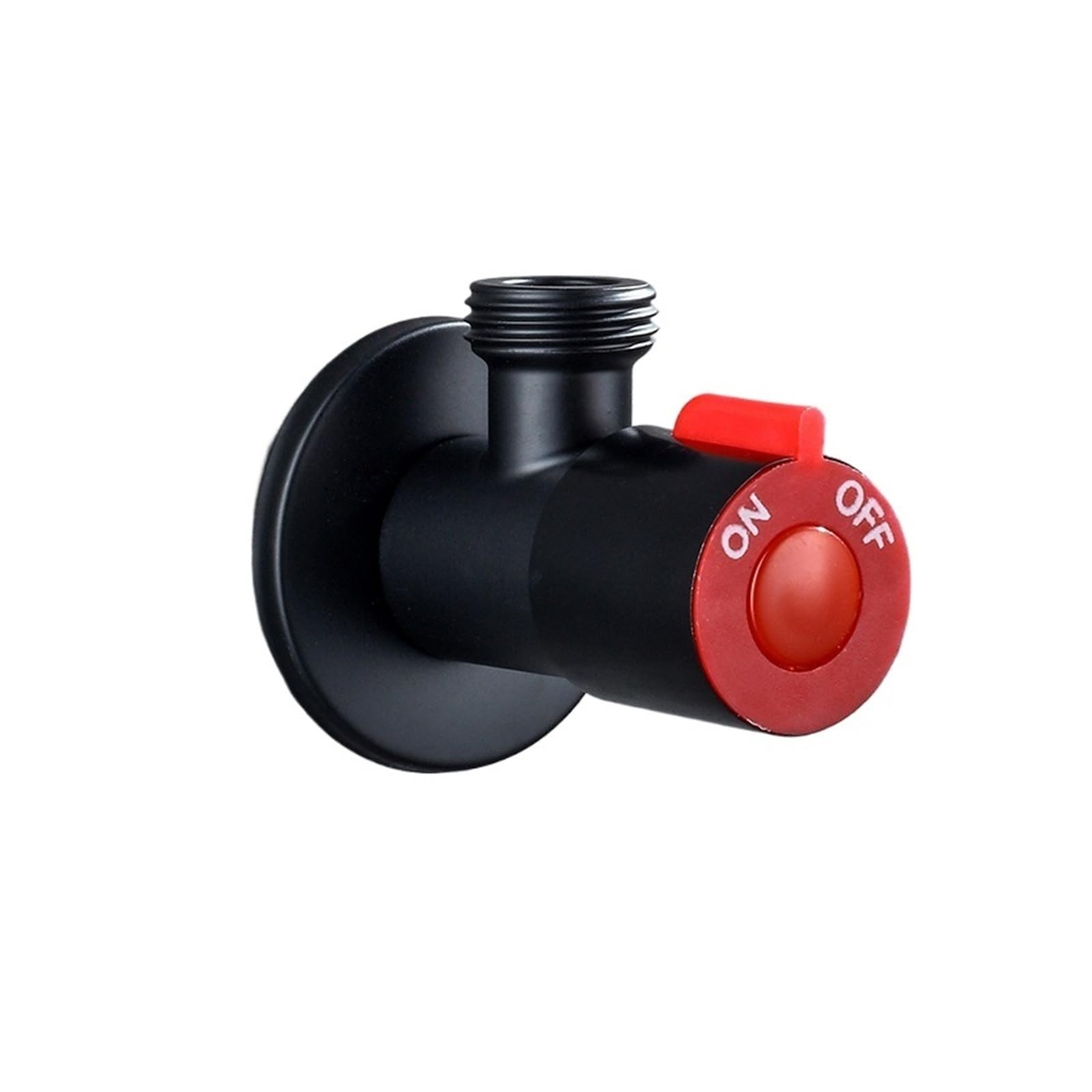 Bvhisehp Hot One Black Thickened Brass Angle Valve Hot Cold Water Control Switch Valve