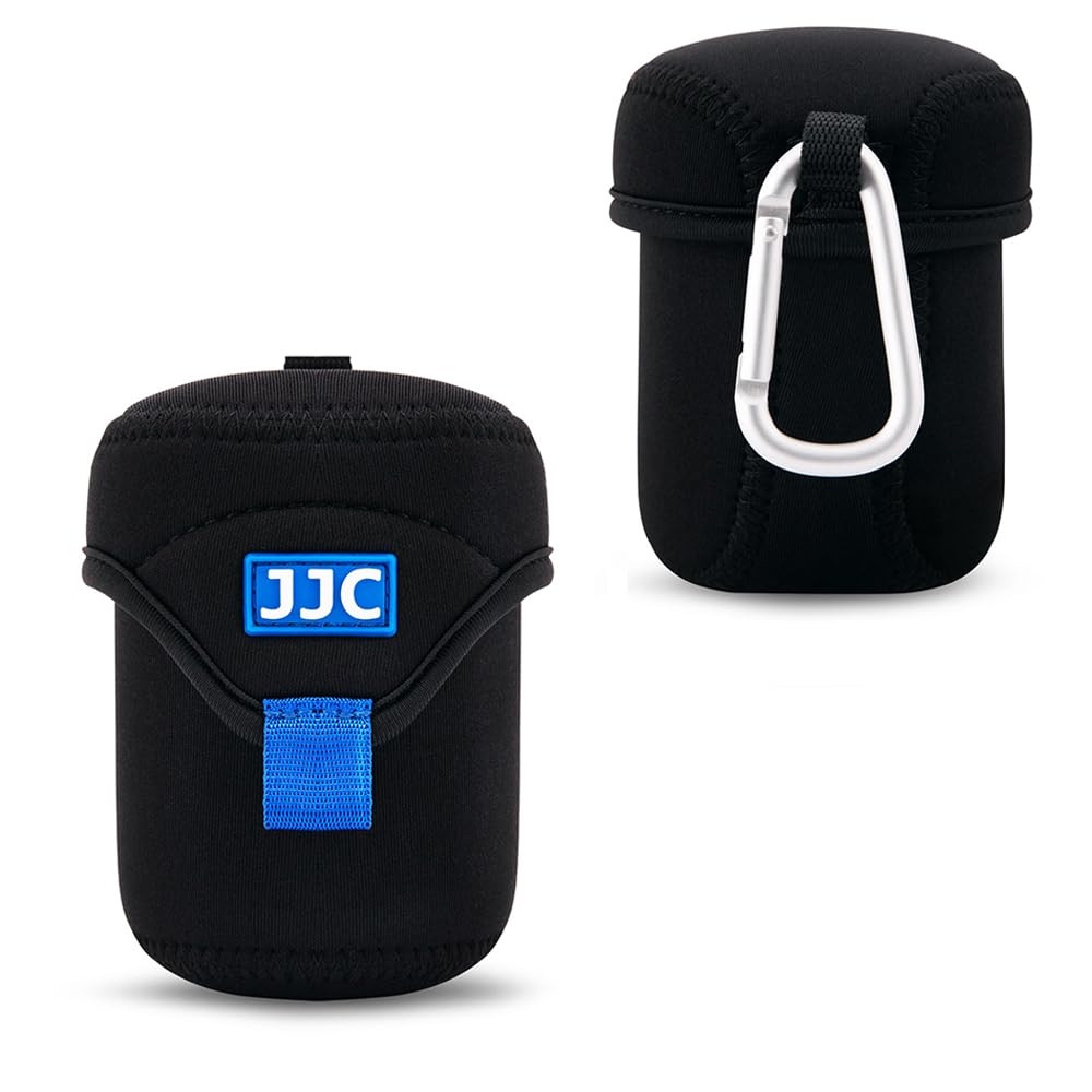 JJC Custodia per obiettivo lenti neoprene protettiva per Canon Fuji Olympus Nikon obiettivi, M Fits Lens ≤ 65x78mm