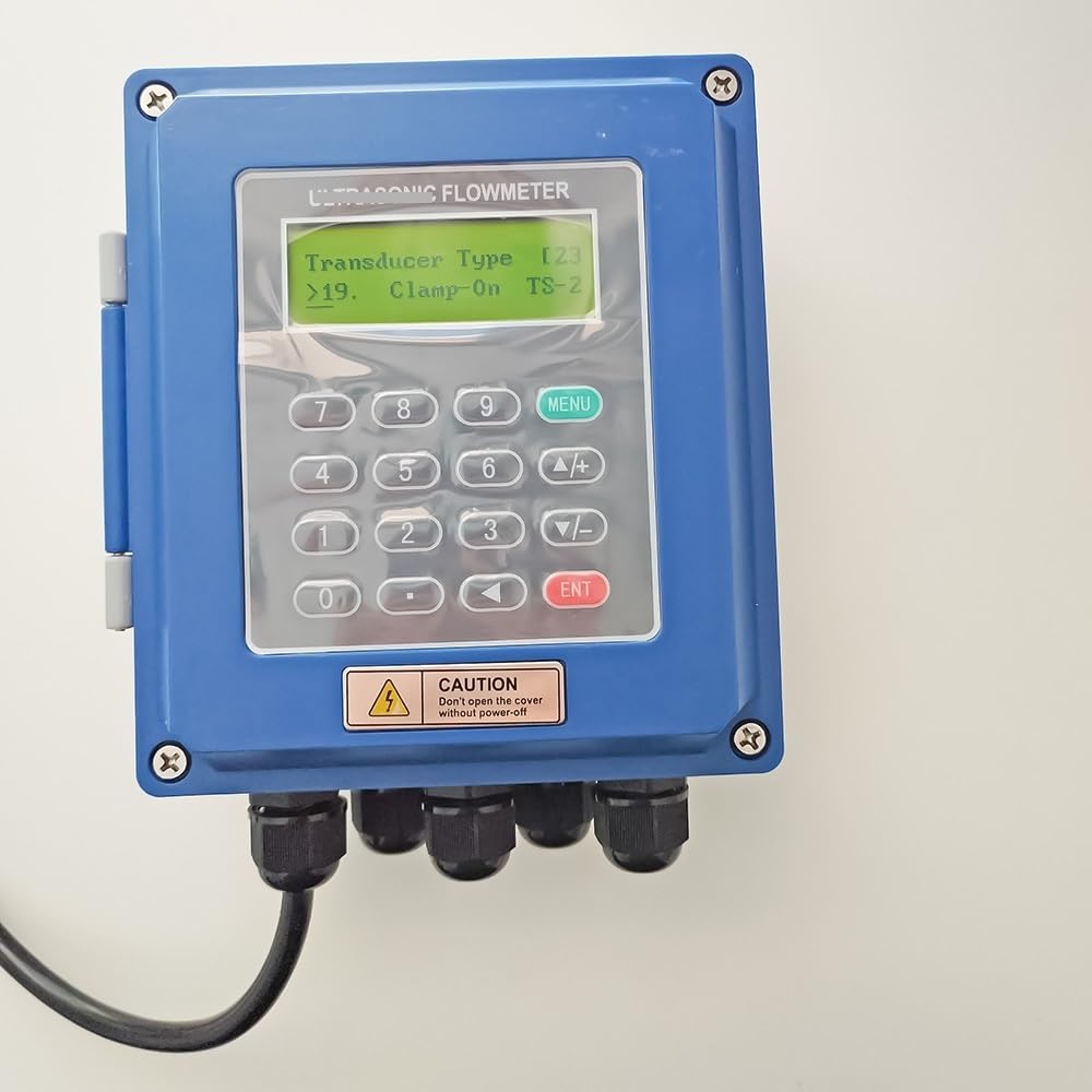 TUF-2000B-TS-2, Water Flow Meter, TS2 Sensor (DN25-100mm), Wall Mounted Digital Liquid Flowmeter, with RS485 4-20mA