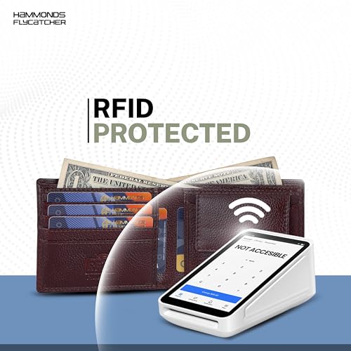 HAMMONDS FLYCATCHER RFID Bi-Fold Wallet for Men, Brown - Image 4