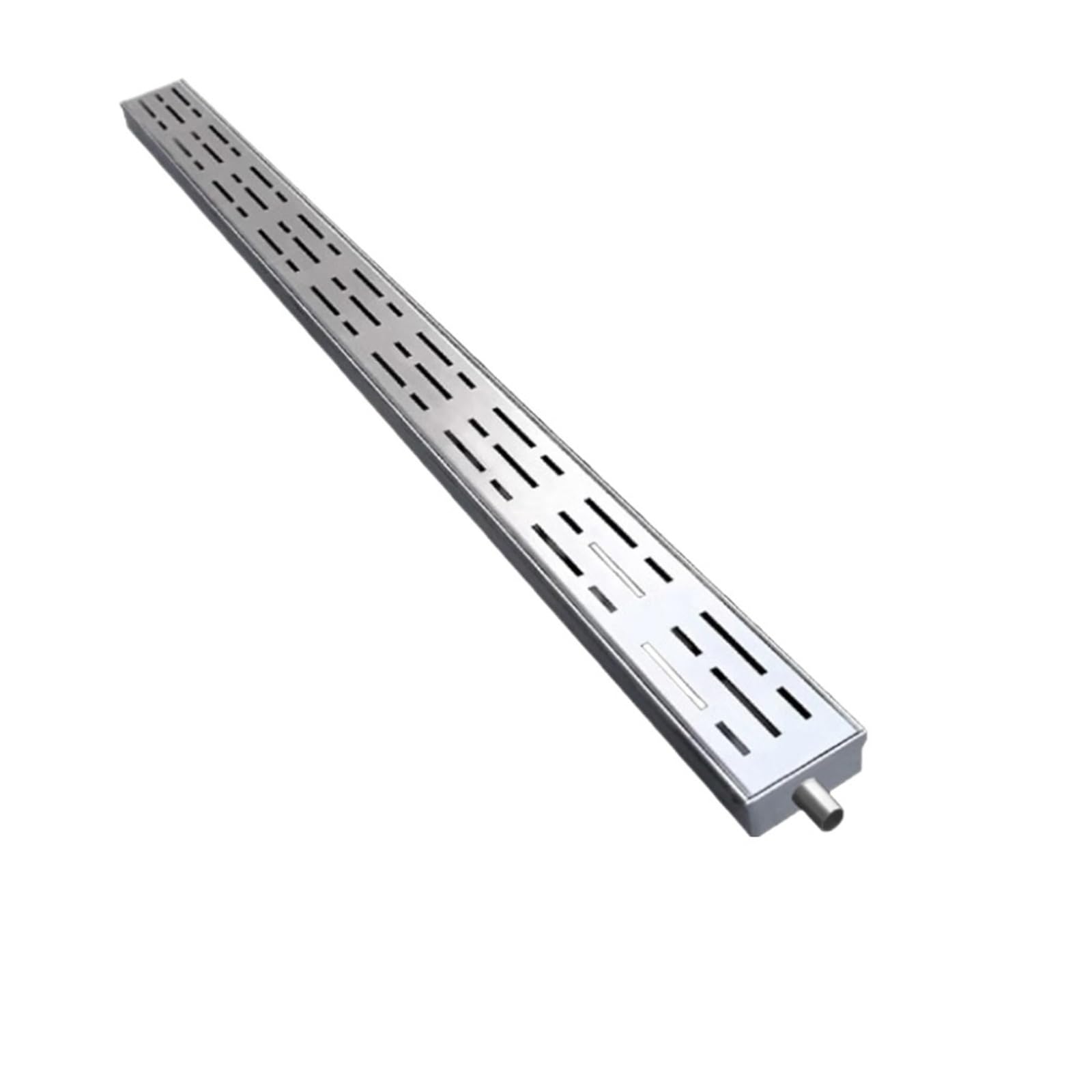 GLDYTVF Heavy-Duty Channel Drain Kit with Detachable Grate - 5x5cm Micro Drainage System for Sidewalks & Driveways Effective Debris Blocker for Commercial Use