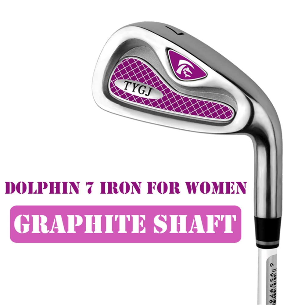Mazza da golf professionale in ferro n. 7 con albero in acciaio/albero in grafite, ideale per principianti, uomini e donne