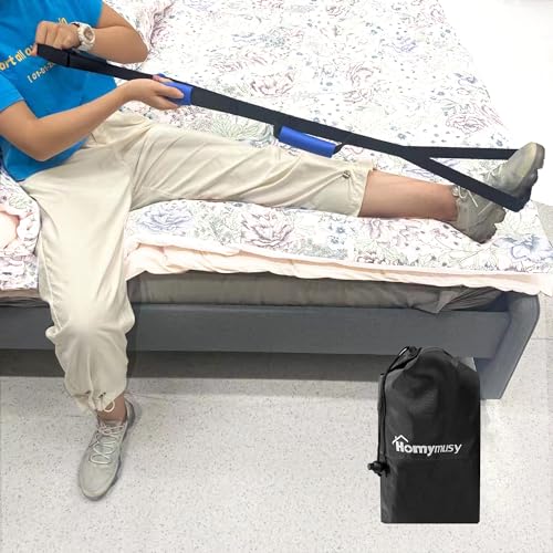 Homymusy 42 Inch Leg Lifter, Leg Lifter Strap with Large Foot Loo...