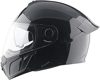 Vega Ryker D/V Black Helmet-L Price In India