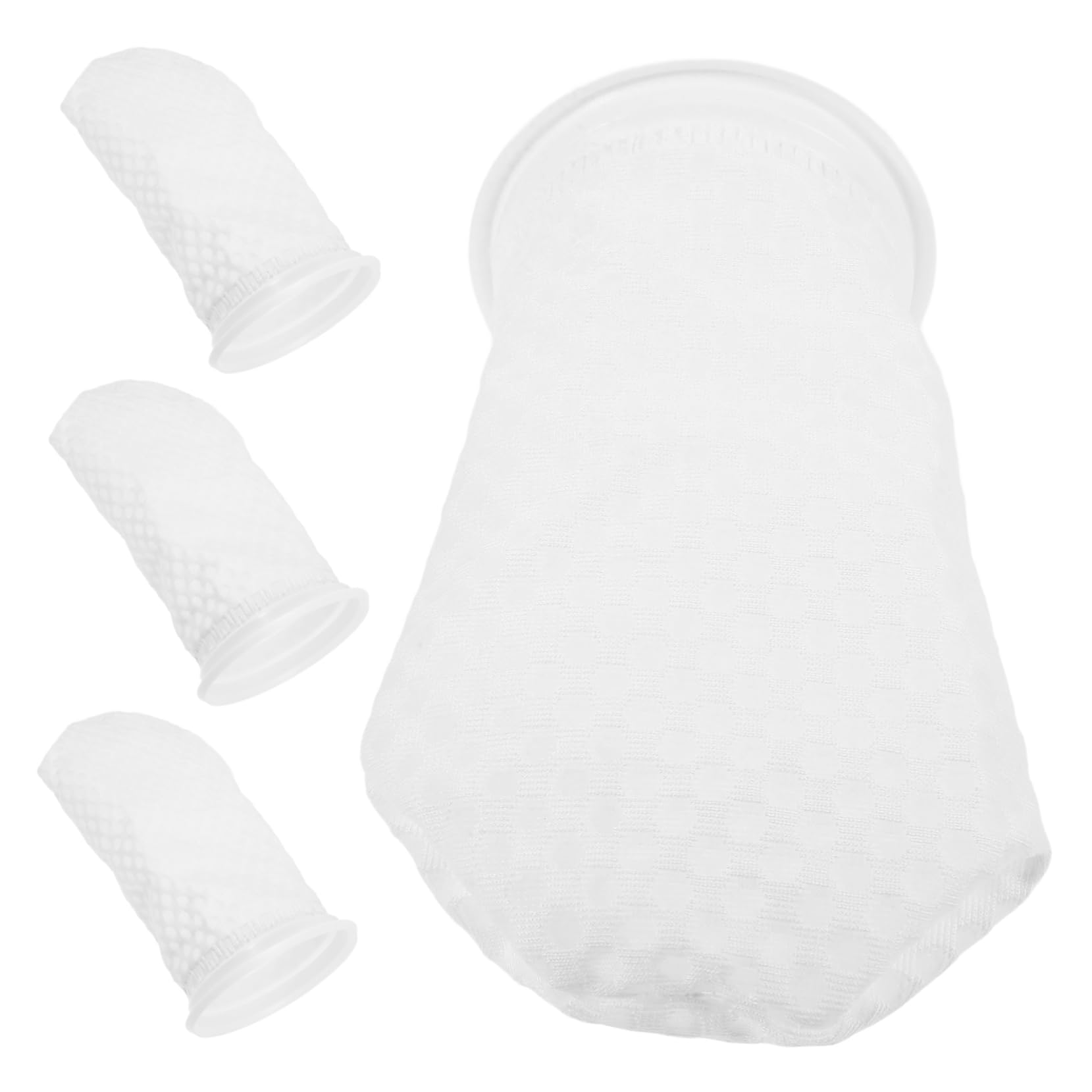 HANABASS 12piezas Calcetines De Filtración para Acuarios Bolsa De Limpieza para Peceras y Estanques Diseño De Panal Compatible Agua Dulce y Salada