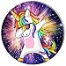 Phenomenal Space Background unicorn cute Dabbing Unicorn PopSockets Grip and Stand for Phones and Tablets