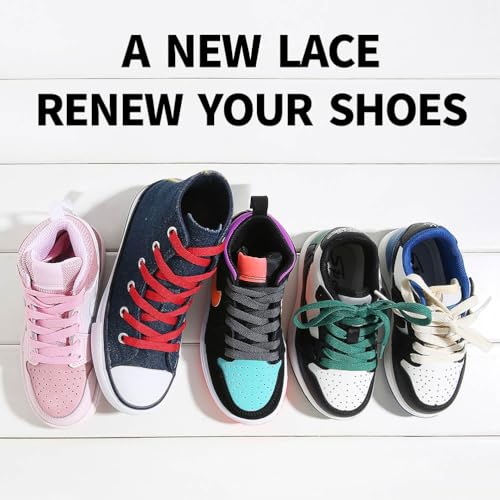 Image of VSUDO Flat Sneaker Shoe Lace, Flat Shoe String for Sneaker, Athletic Shoelace
