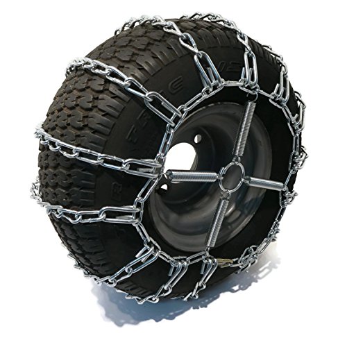 The ROP Shop 2 Link TIRE Chains & TENSIONERS 20x8x8 for Sears Craftsman Lawn Mower Tractor - Image 3
