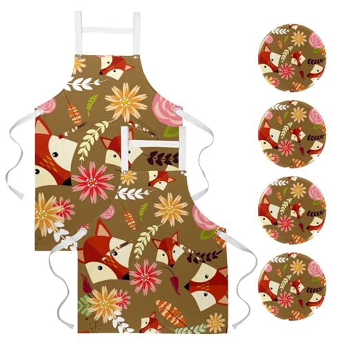 Tablier de serveuse pour cuisine et pâtisserie, idéal pour le nettoyage de la maison