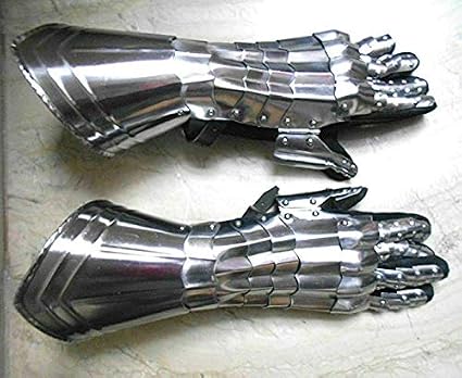 Medieval Warrior Knight Armour Gloves Gauntlets Combat Gauntlet Hand Guard
