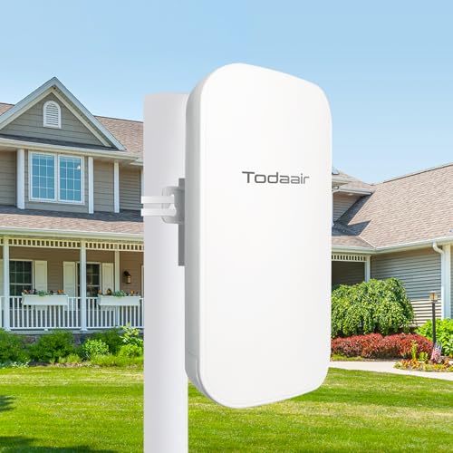 2025 Outdoor WiFi Extender?WiFi Booster | AI Watchdog | Repeater&AP Mode?IP65 Weatherproof | Up to 1200Mbps Dual Band WiFi Repeater