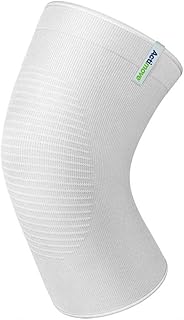 Actimove Everyday Supports Mild Knee Brace for Men & Women | Left & Right Compatible Knee Support for Meniscus Tear, Knee Pain, ACL, MCL, Injury Recovery | White, Medium