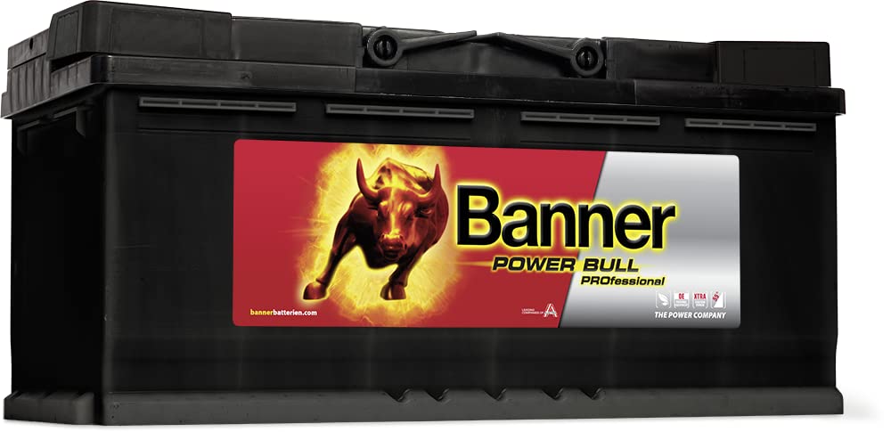 Banner Autobatterie 100AH 12V 820A/EN Power Bull Professional ersetzt 88Ah 92Ah 95Ah