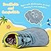 Imagen de SAGUARO Zapatillas de Trail Niñas Calzado Descalzos Niños Zapatillas de Deporte Fitness Correr en Asfalto Transpirables Minimalistas Barefoot Zapatos Senderismo Antideslizantes Exterior Turquesa 31 EU