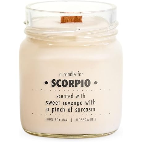 A Candle for Scorpio, Zodiac Sign Candle for Women