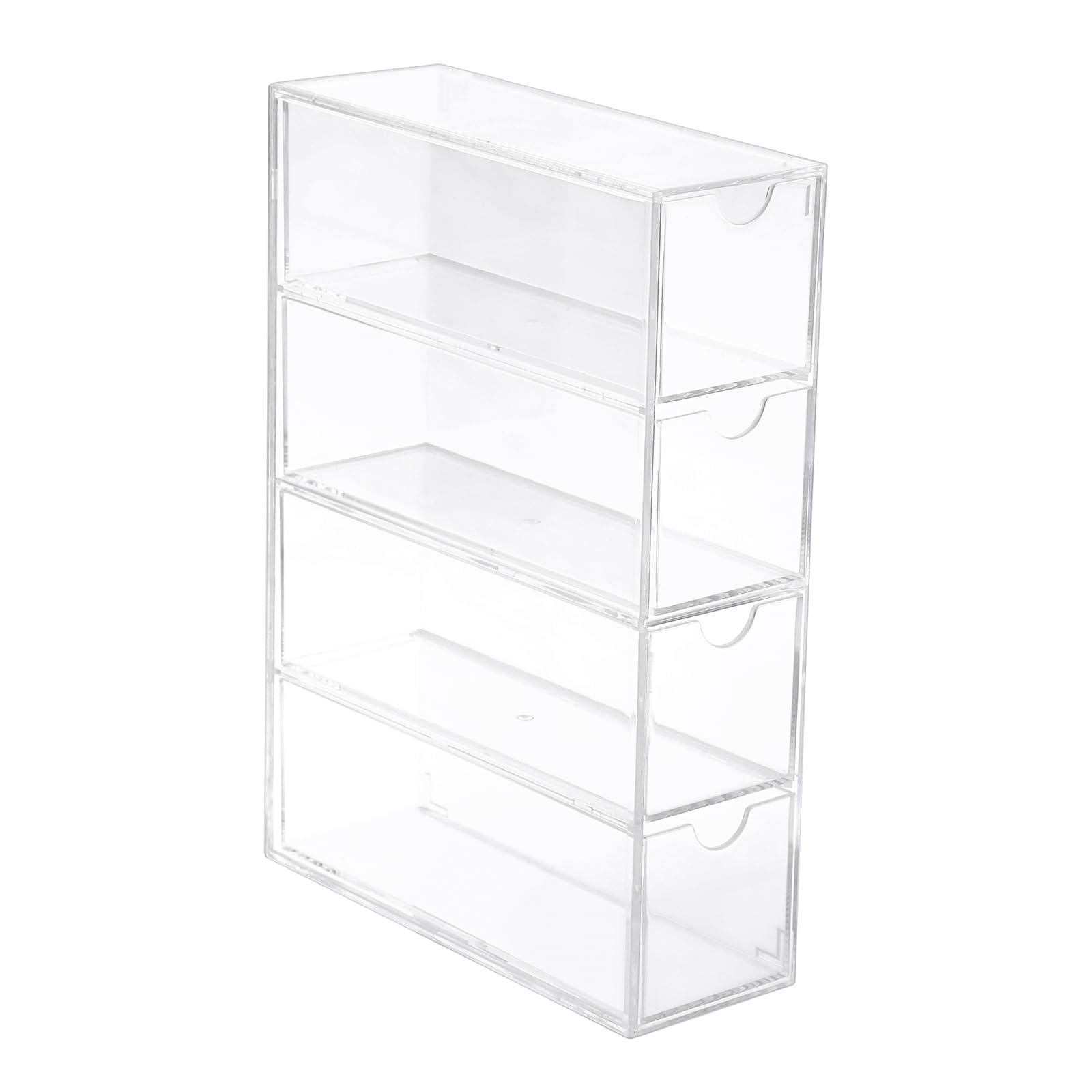 SUMTree Acryl Aufbewahrungsbox Mit 6 Schubladen - Transparenter Organizer Für Kosmetik & Accessoires