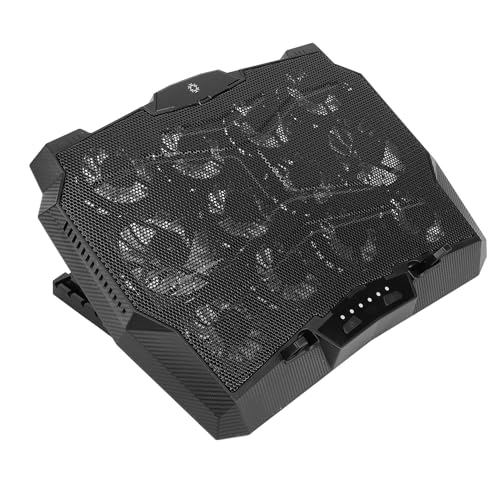 Base para laptop con 12 ventiladores y altura ajustable miniatura 3