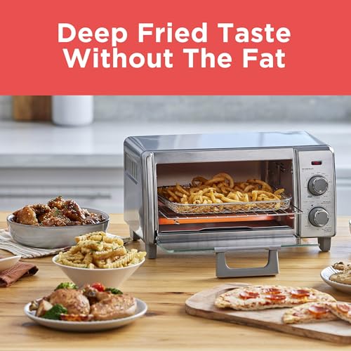 BLACK+DECKER 4-Slice Air Fry Toaster Oven, 5-in-1 Countertop Oven - image 4