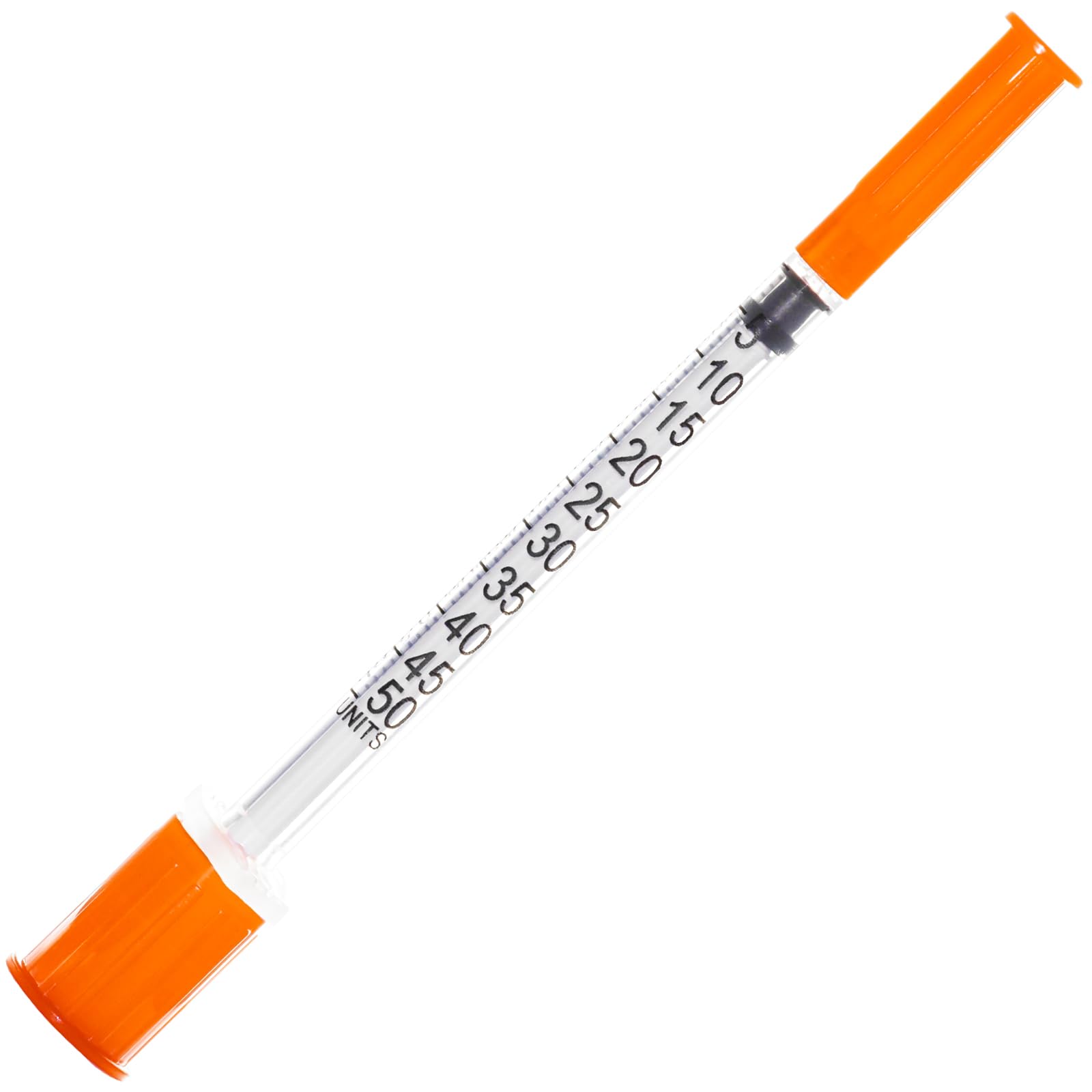 JIBENGAO Syringes 29Ga 0.5cc 1/2"(12.7mm)-Pack of 50