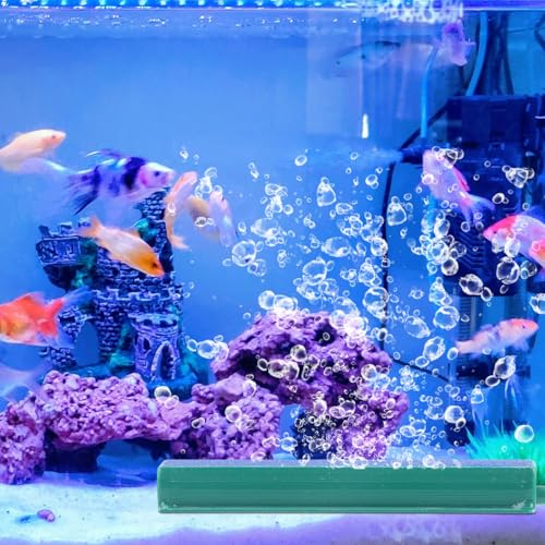 Image of Gosknor 4pcs Aquarium Air Stone Bar Bubbler, 4in Sand Bubble Stone with Plastic Base for Aquarium Fish Tank Diffuser Ideal Air Pump Accessories for Fish Tank Bucket Hydroponic System