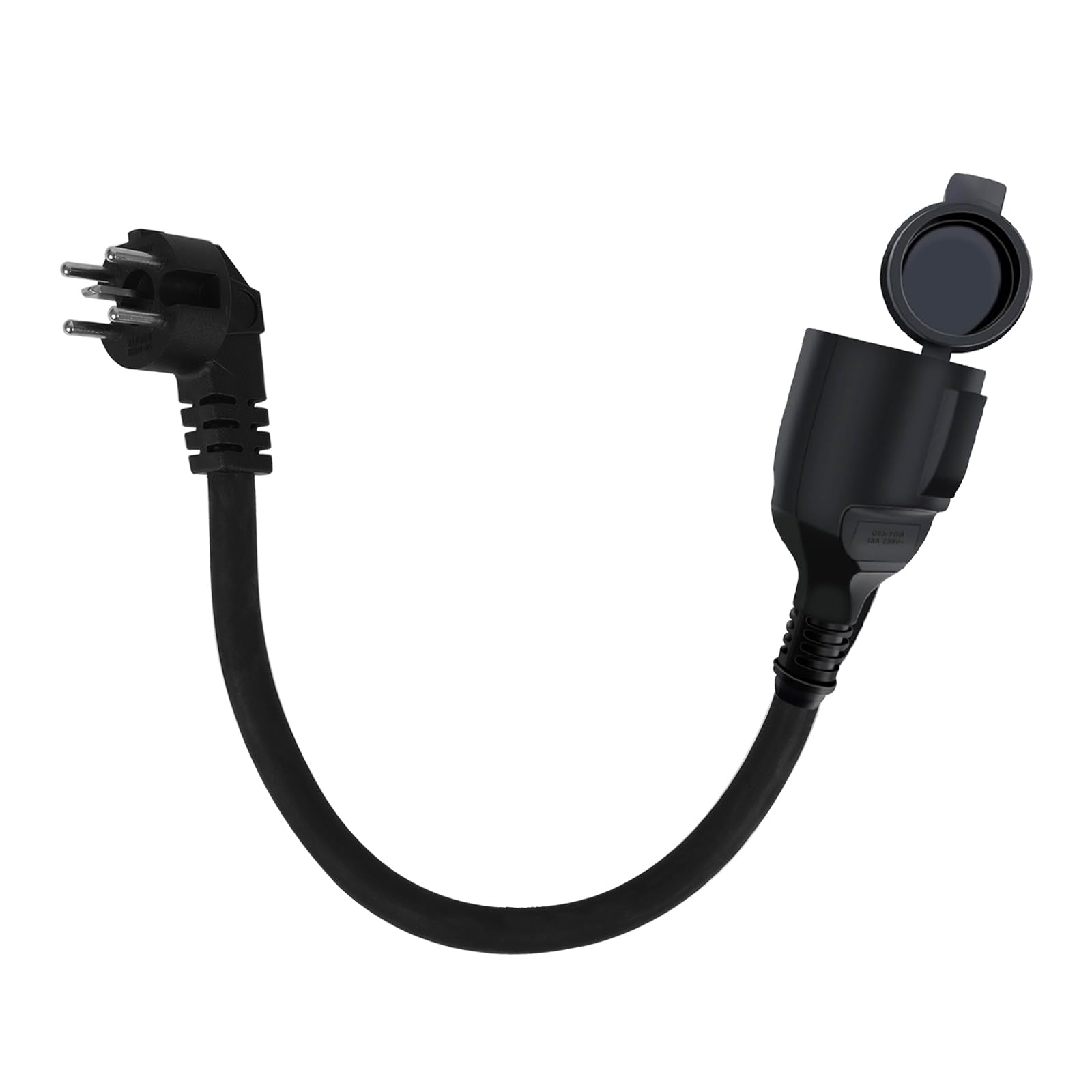 Adapter Perilex 16 A wtyczka kątowa na złącze Schuko, H07RN-F3G 2,5 mm², przewód gumowy, wtyczka adaptera prądu silnego