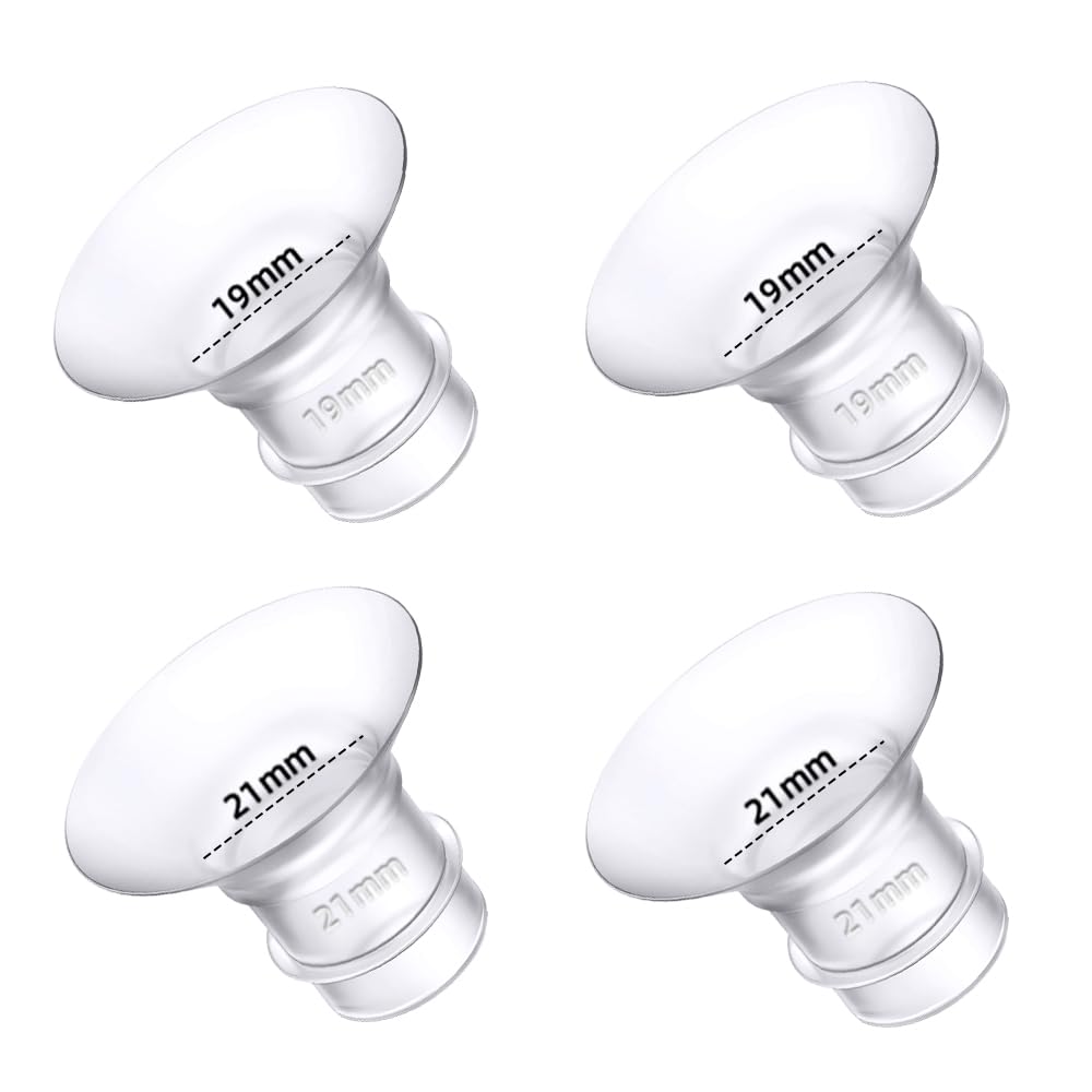 19mm 21mm Flange Inserts for Medela, Spectra 24mm, Compatible with TSRETE, CPPSLEE, Momcozy S9/S9Pro/S12/S12Pro, Reduces Nipple Tunnel by 24mm up to 4pcs-image-23