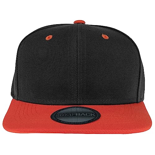 Image of Gelante Plain Blank Flat Brim Adjustable Snapback Baseball Caps Wholesale LOT 12 Pack