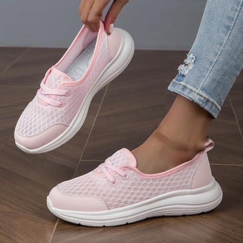 Enjerr Orthopedic Shoes Womens - Arch Support Slip on Walking Sneakers, Breathable Lightweight Mesh Comfort Shoes2