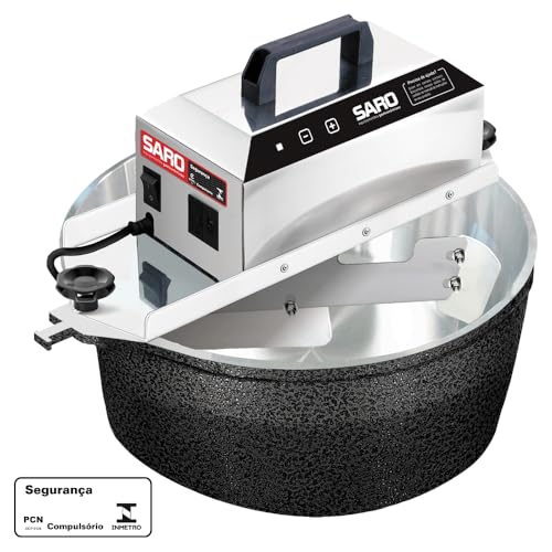 Panela Mexedora de Doces Automático Elétrica 10 Litros SARO PA10RPC Bivolt