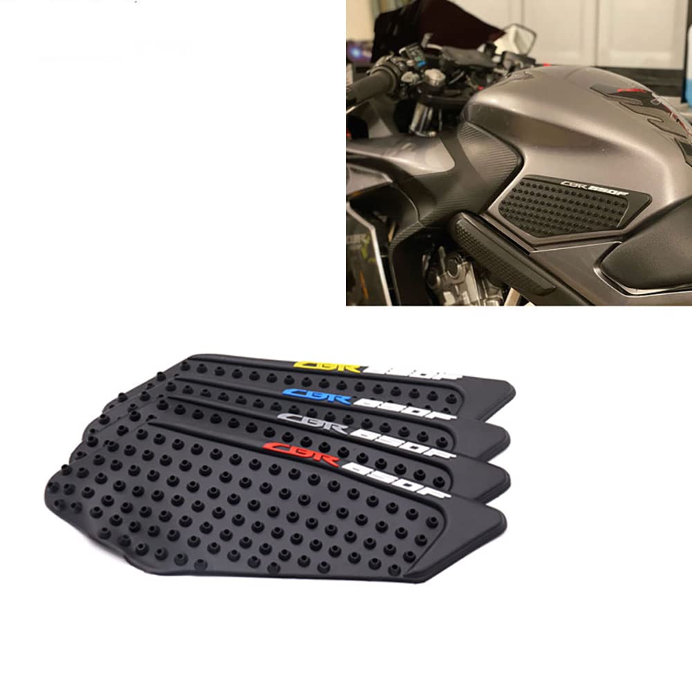 Motorfiets Brandstoftank Side Knee Grip Protection Pad Antislip Rubber Stickers voor HONDA CB650F CBR650F
