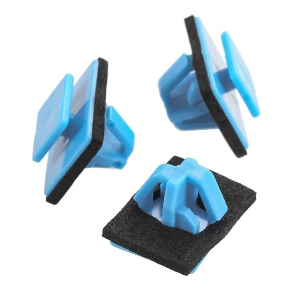 YTQMoreBNZ 30PCS OEM 87756-1F000 Plastic Rivet Blue Bumper Fender Fastener Clips Retainer Compatible With Hyundai Compatible With Kia 87756-1F000