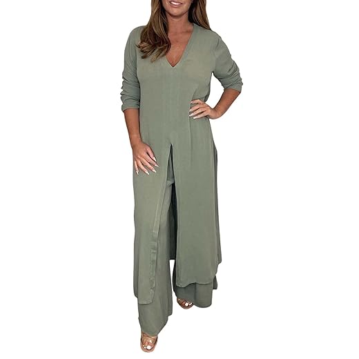 Trouser Suit Women's Wedding Festive Elegant 2-Piece Loungewear Plain Summer Outfits Streetwear Leisure Suit 2-Piece Leisure Suit Two Piece Tracksuit Set Tops