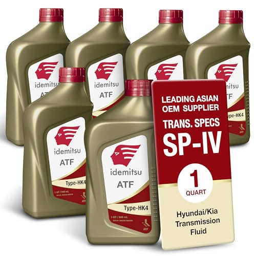 Automatic Transmission 2-3 Shift Flare - 2013-2014 Hyundai Sonata 5 Idemitsu ATF Type HK4 Automatic Transmission Fluid for Hyundai, Kia – 1 Quart, Pack of 6 | Engineered for Smooth Shifting and Superior Protection