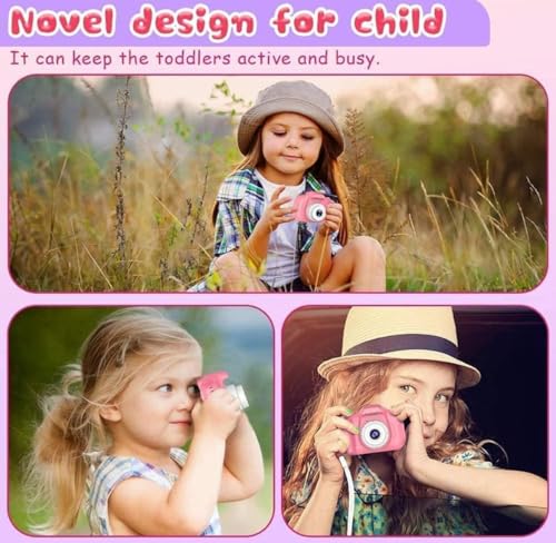 Image of DIVINE Kids Camera for Girls Boys,Kids Selfie Camera 13MP 1080P HD Digital Video Camera for Toddler,Christmas Birthday Gifts for 4+ to15 Years Old Children (DDC-99)