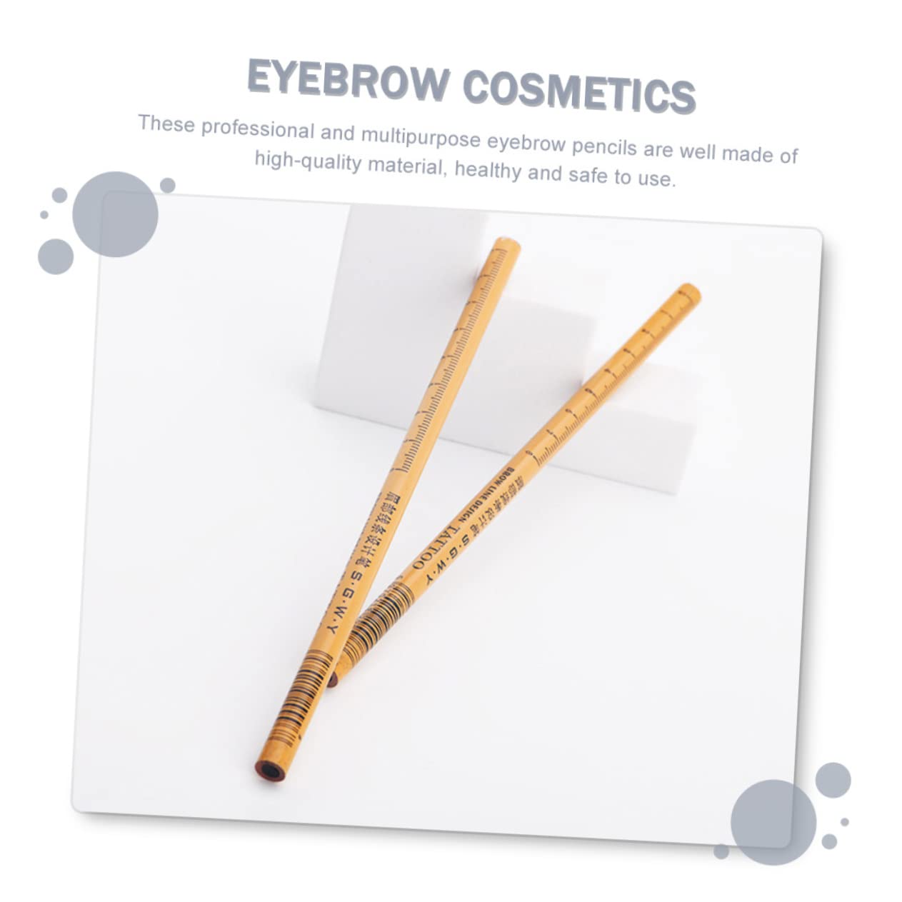 DOITOOL 6pezzi Penna Sopracciglia Naturale Con Design Semplice Per Ogni Occasione Strumento Di Bellezza Per Donne