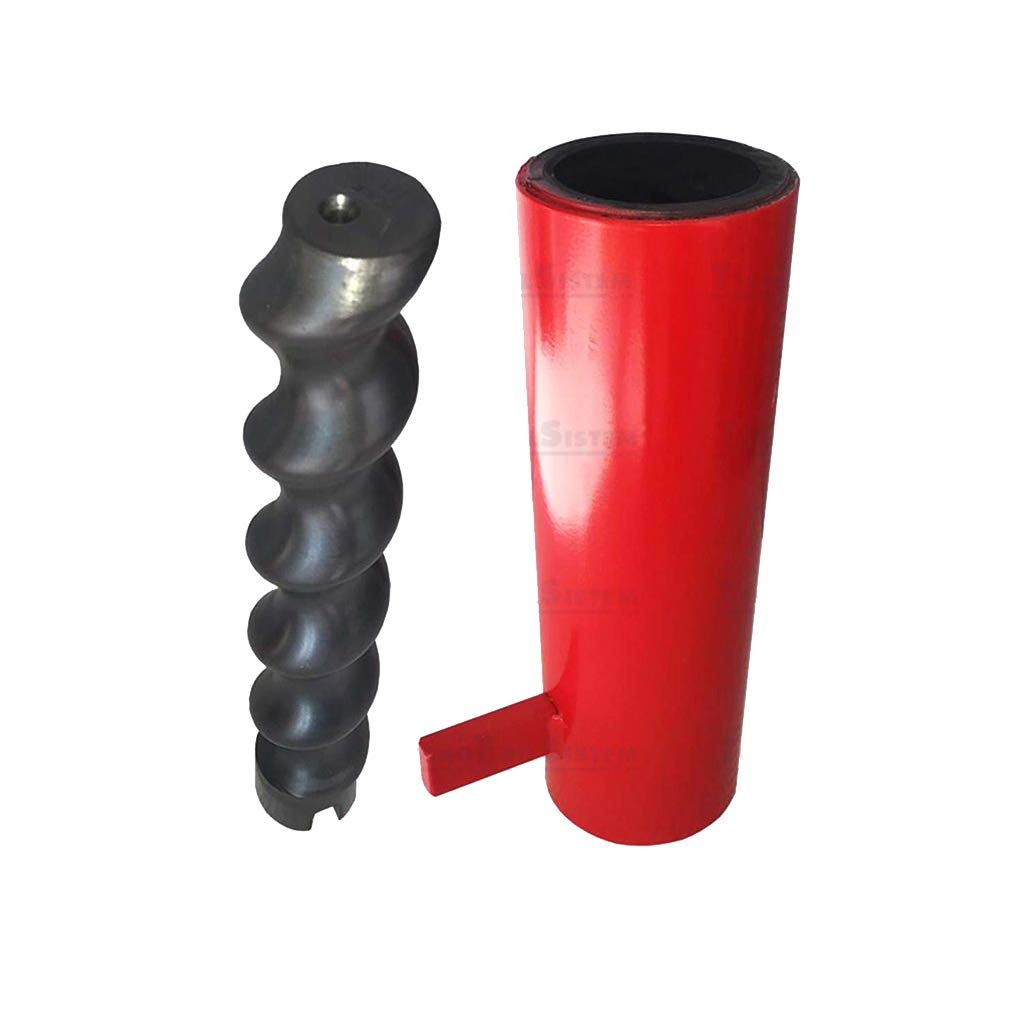 Kit de estores (pulmones) + rotores (tornillos) para máquina de enlucido