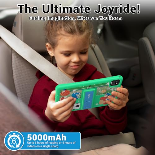 Image of Contixo Kids Tablet K103A - Learning Tablet for Kids with Games and Educational Apps, 10 inch, Android, 64GB, WiFi, Parental Control, Kid-Proof Case with Kickstand - Green