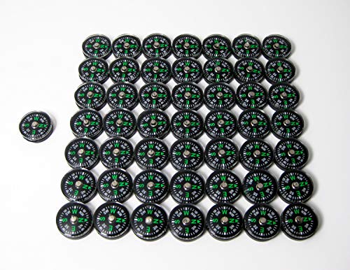 Lot de 50 boussoles mini 2 cm pour cadeaux d'anniversaire aventurier