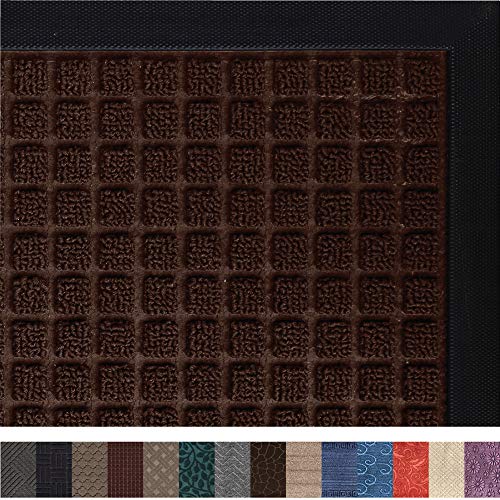Gorilla Grip Original Durable Rubber Door Mat, 29x17, Heavy Duty Doormat, Indoor Outdoor