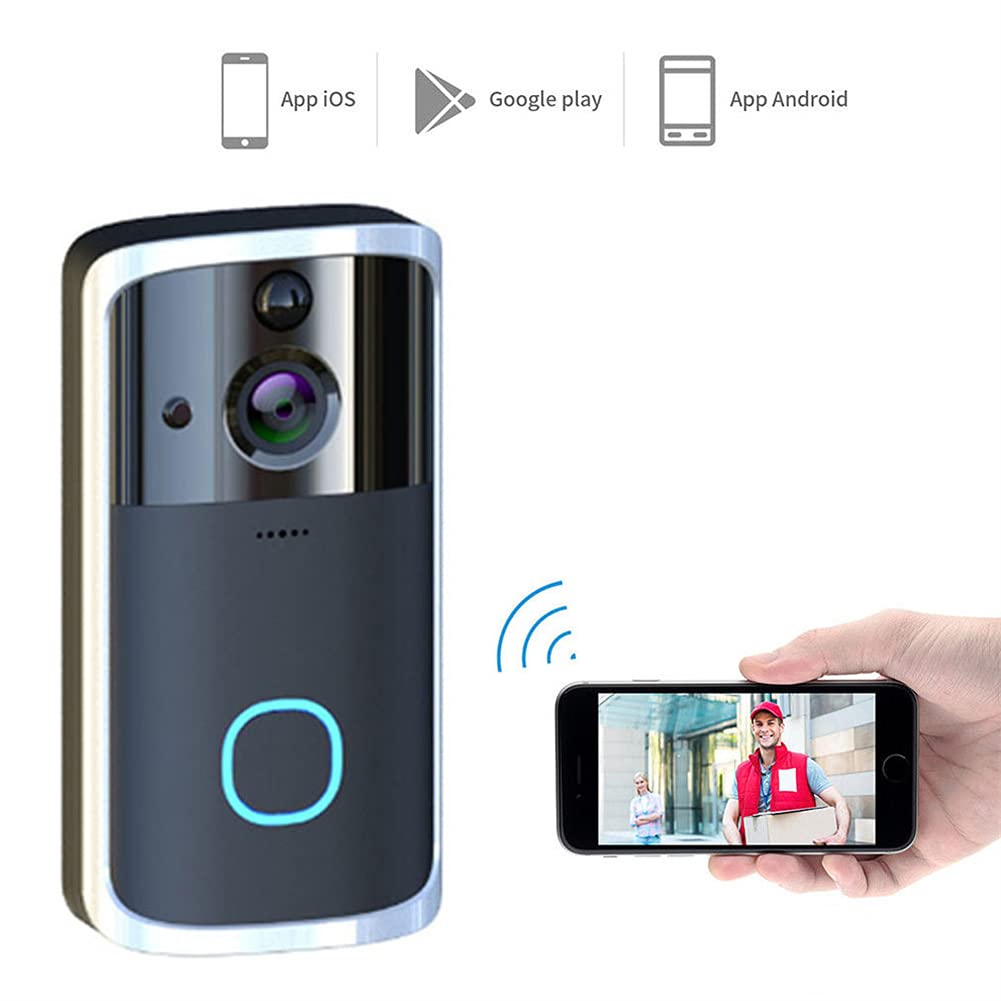 Smart Phone Wireless WiFi Video Smart Phone, Videocitofono con Campanello, Buono per La Sicurezza Domestica, Perfetto Come Il Regalo per La Casa