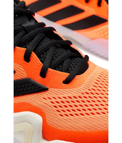 Image of adidas Mens Barricade 14 Tennis Sneakers Shoes - Black, Orange