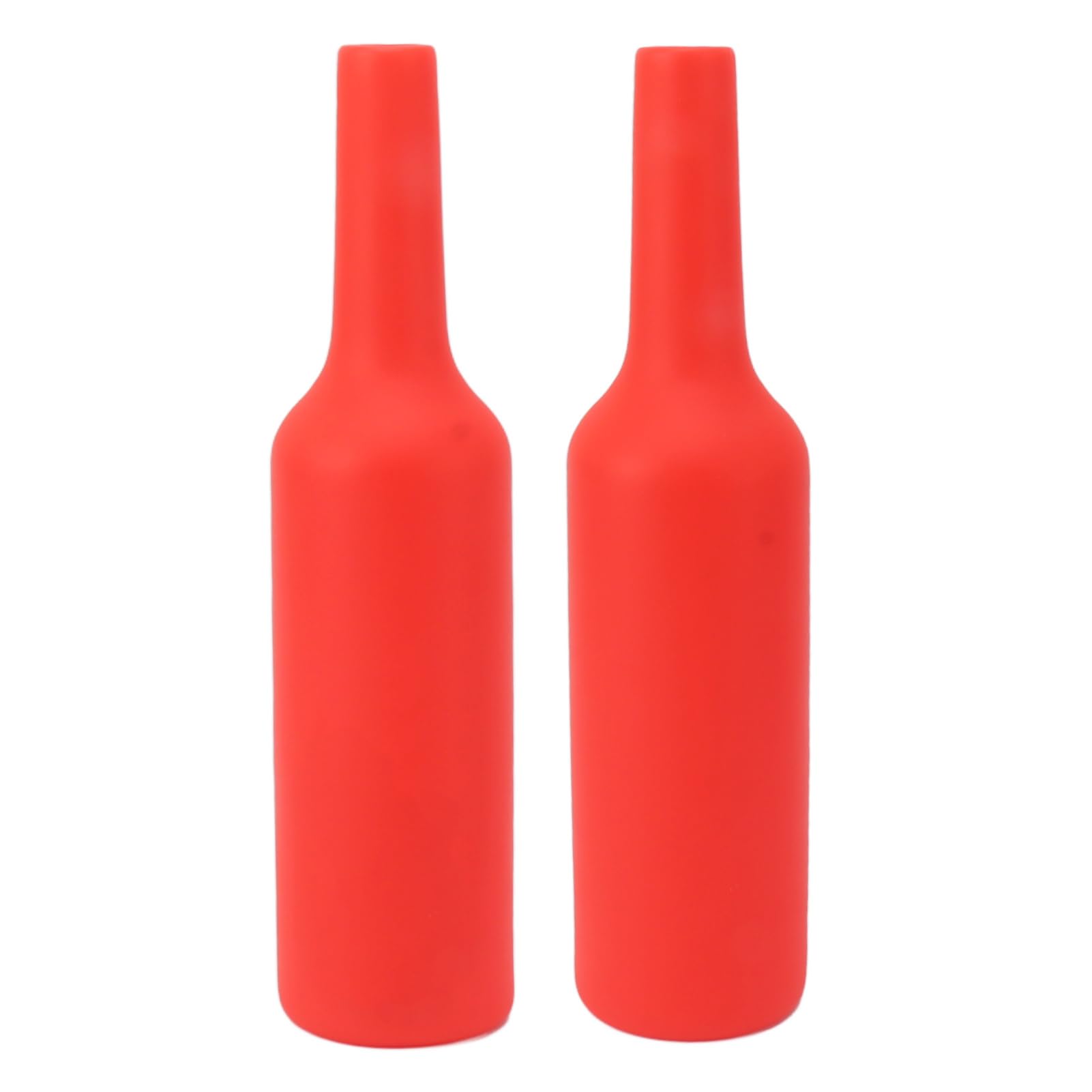 Syrisora Bartender Practice Bottle Silicone Shatterproof Falling Resistant Soft Bartending Performance Training Bottle (Red) - Image 4