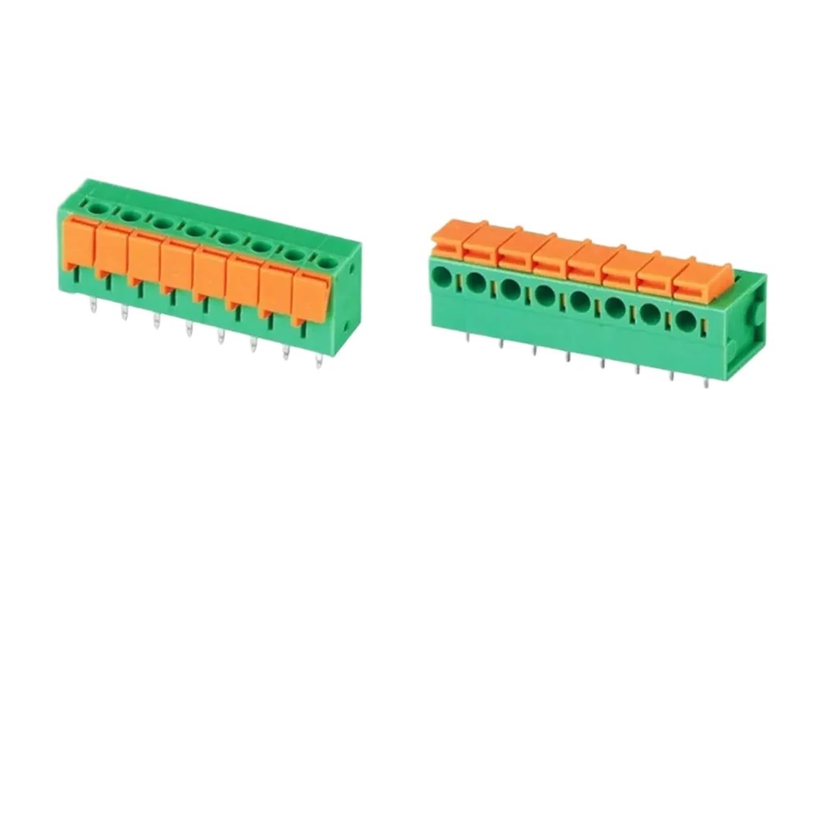 50 x złączka sprężynowa dociskowa do obwodów drukowanych, 5,08 mm / 0,2 cala i 7,62 mm / 0,3 cala (142 V pionowo 5,08 mm, 5P)