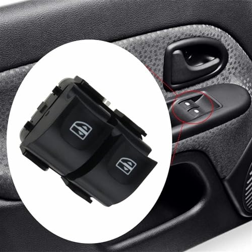 Interruptor de elevalunas delantero para Renault Trafic lado conductor botón 254118722R 5