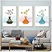 Produktbild NIEMENGZHEN Druck auf Leinwand Blumen Leinwand Wandmalerei Vase Blume Poster Aquarell Home Decoration Moderne Kunst Bilder Küche Decor Art-50x75cm Kein Rahmen